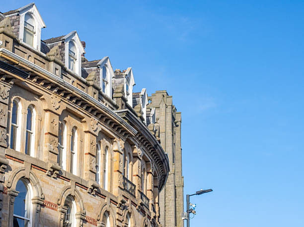 Office Building Exterior at Harrogate in North Yorkshire, England. These are commercial premises.