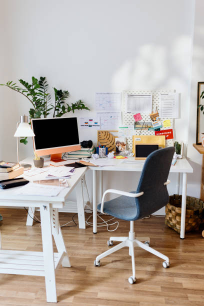 istock Home office with no people 1459152740