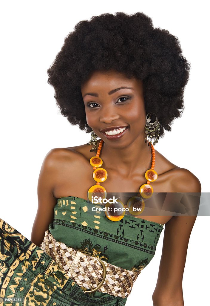 Afrikanischer Mode - Lizenzfrei Ohrring Stock-Foto