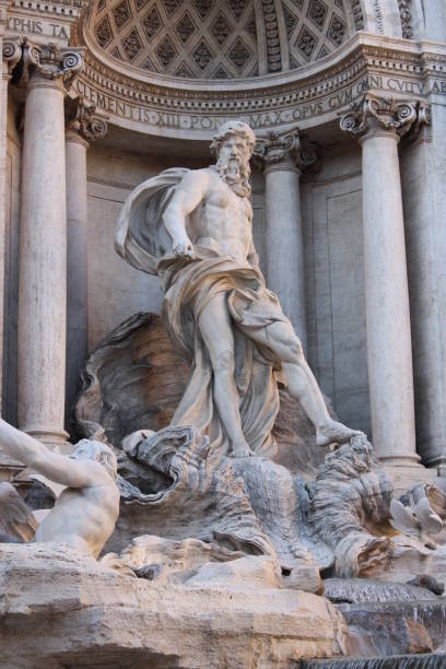 istock Trevi fountain statue, Rome, Italy 1459156327