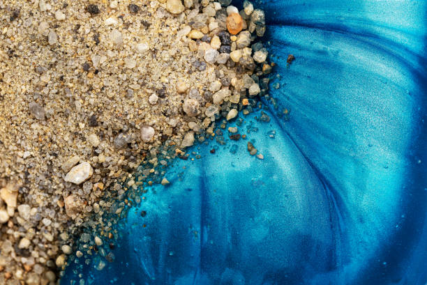 Sand and paint