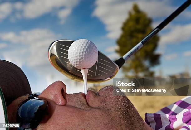Human Golf Tee Stock Photo - Download Image Now - Humor, Risk, Golf