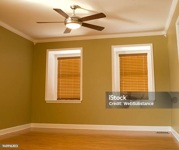 Empty Room Stock Photo - Download Image Now - Ceiling Fan, Dormer, Indoors