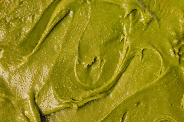 istock Close-up shot of pistachio paste or spread 1459169178