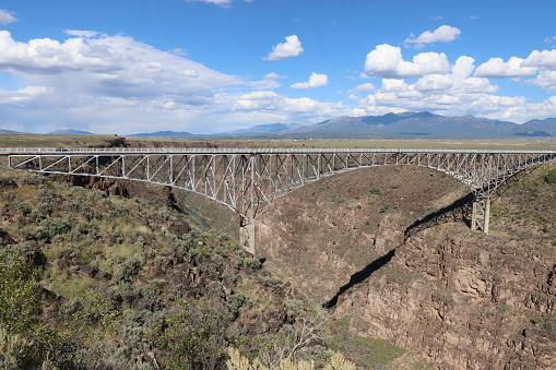 The Rio Grande Gorge Bridge in New Mexico