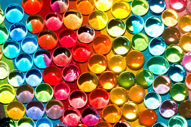 abstract colorful balls background, creative futuristic art design