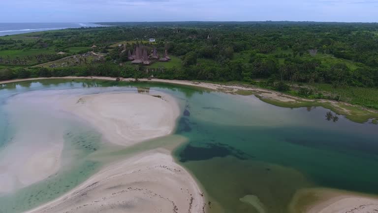 Ratenggaro - Sumbanese traditional village aerial view