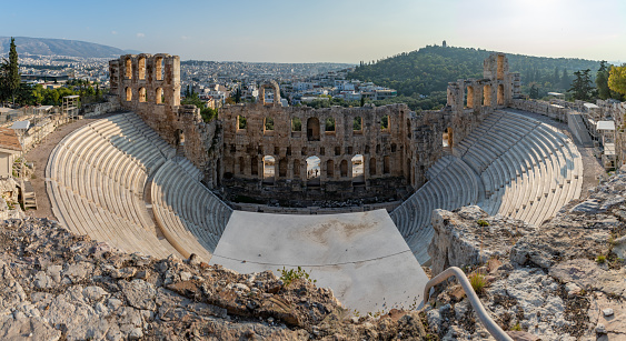 A picture of the Odeon of Herodes Atticus.