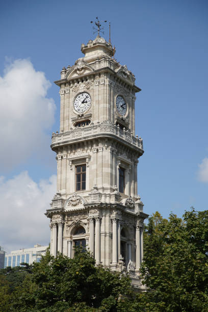 istock Dolmabahce Clock Tower in Istanbul, Turkiye 1459173138
