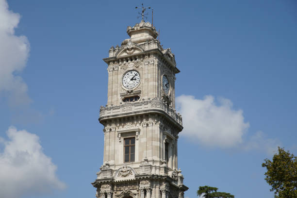 istock Dolmabahce Clock Tower in Istanbul, Turkiye 1459173421