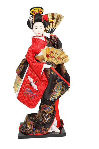 istock Japanese geisha doll. 145917633