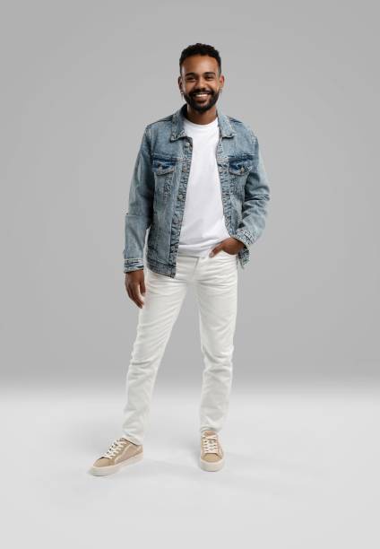 istock Handsome young african american guy posing in studio - isolated 1459177469