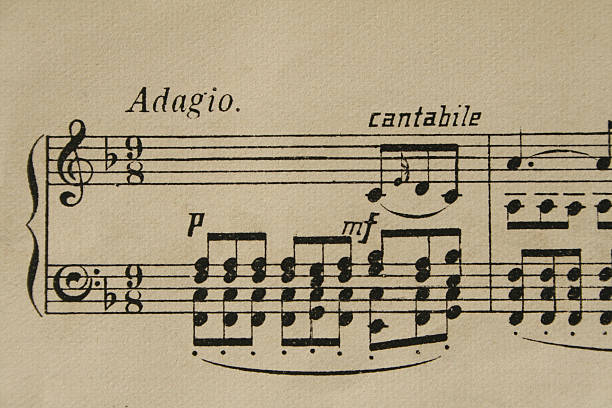 adagio - pianissimo стоковые фото и изображения