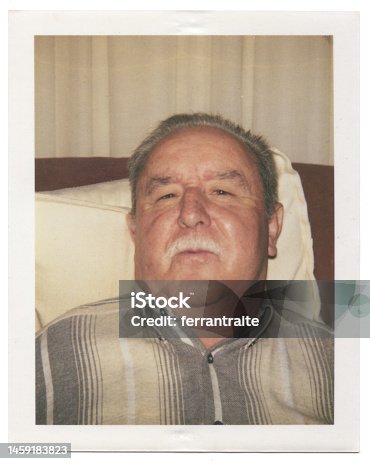 istock Portrait of Senior Man with white mustache 1459183823