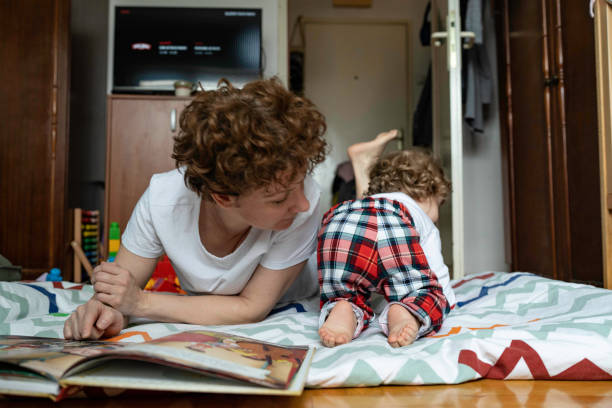 istock Mom reading for toddler 1459183858