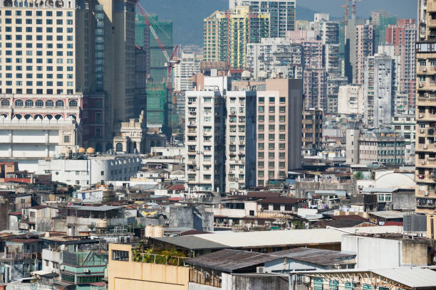 istock City district near the port. 1459187152
