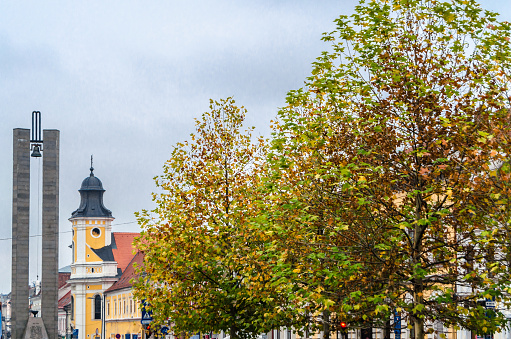 Architecture in the city of Cluj-Napoca, Transylvania, Romania