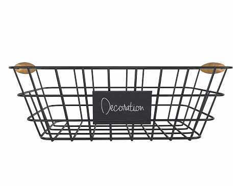 Wire Storage Basket isolated on a White Background