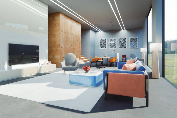 istock Modern living room in the house 1459193814