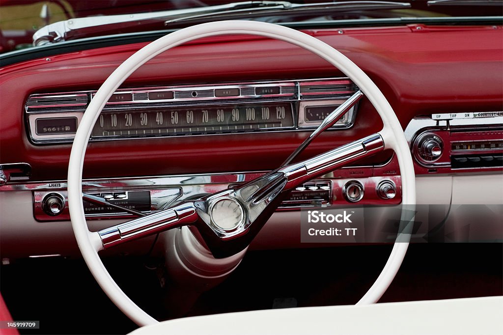 Interior de carro - Foto de stock de 1950-1959 royalty-free