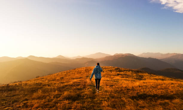 istock Autumn sunrise hiking 1459197130