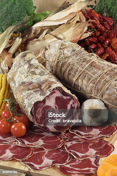 Coppa Itália De Parma Salame - Fotografias de stock e mais imagens de Alho - Alho, Carne, Carne de Porco