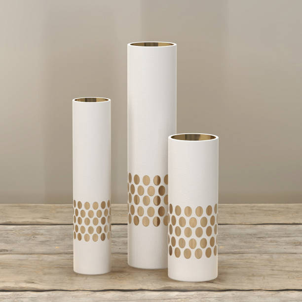 istock White and Gold Decor Vases 1459197903