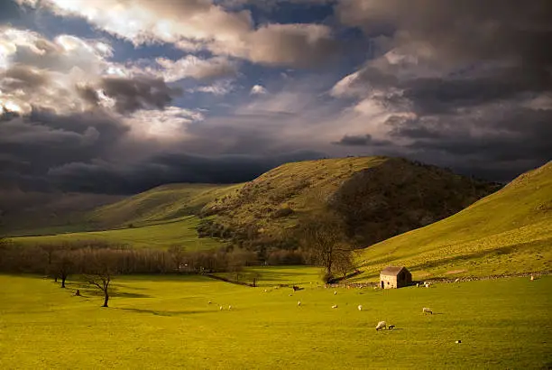 The Peak District is an upland area in central and northern England, lying mainly in northern Derbyshire, but also covering parts of Cheshire, Greater Manchester, Staffordshire, and South and West Yorkshire.
