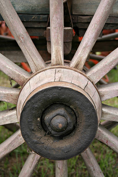 Roda de Vagão I - fotografia de stock