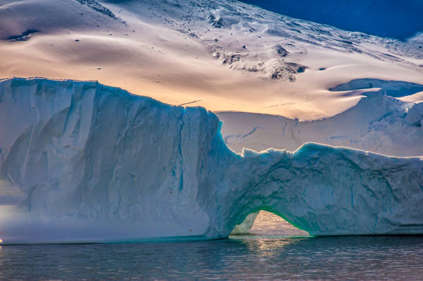 istock Huge iceberg with door; ice sheet in background 1459203187