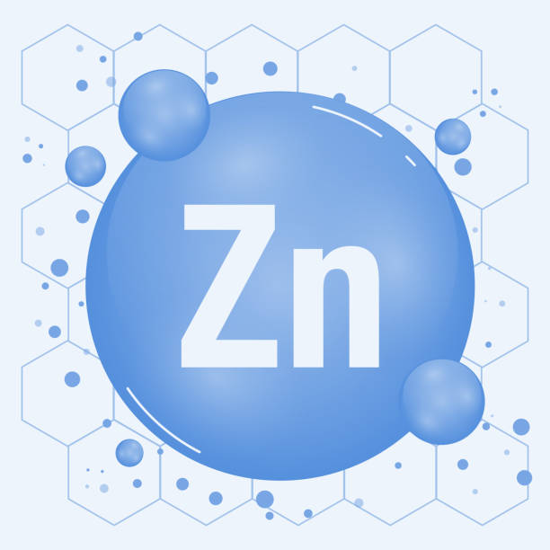 Zinc, Zn minerals for health. Mineral vitamin complex. Medical and dietary supplement health care concept. Vector illustration Zinc, Zn minerals for health. Mineral vitamin complex. Medical and dietary supplement health care concept. Zinc vector illustration zinc stock illustrations