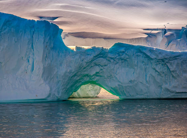 istock Huge iceberg with door; ice sheet in background 1459215132