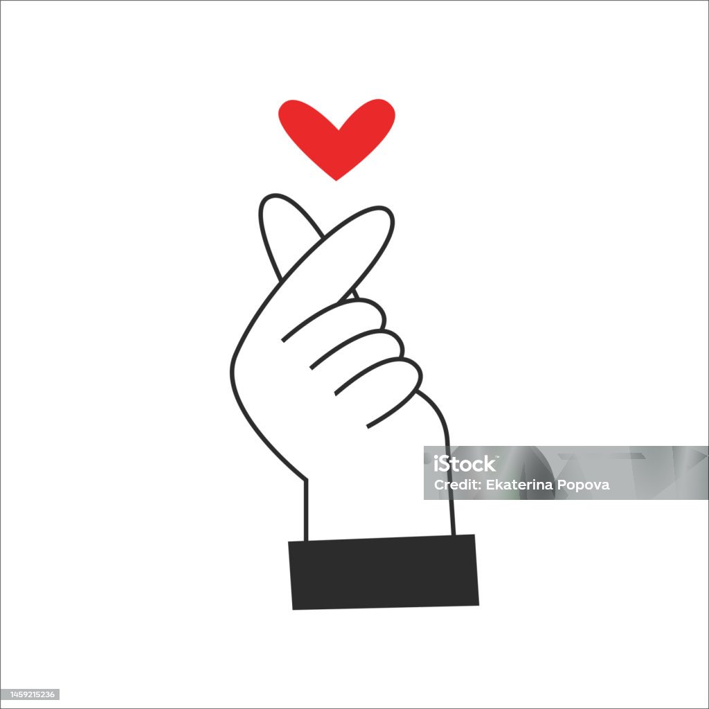 Bàn Tay Tạo Hình Trái Tim Bằng Ngón Tay Ngày Lễ Tình Nhân Và Biểu ...