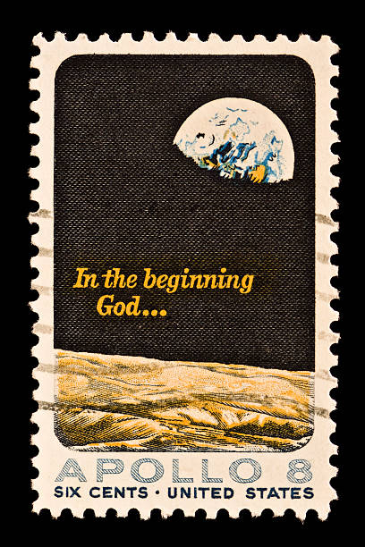 istock Moon Surface and Earth, Apollo 8 mission 145921801