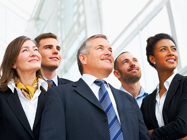 istock Businessman with his colleagues 145922147