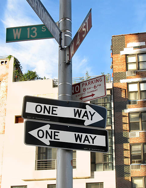 istock Conflicting road signs 145922206