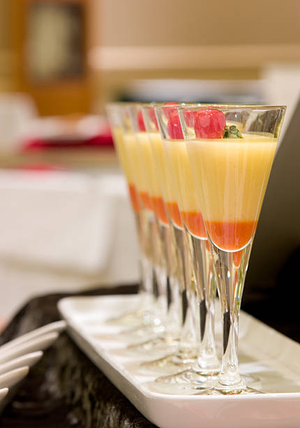 Gazpacho of sun ripened yellow tomatoes.