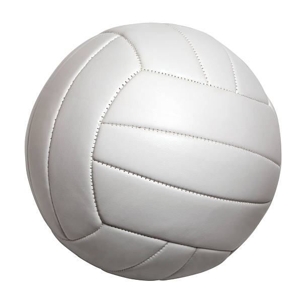 volleyball isolated White volleyball isolated on a white background volleyball stock pictures, royalty-free photos & images