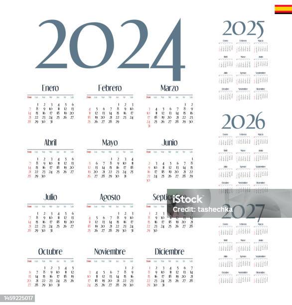 ilustraci-n-de-calendario-espa-ol-2024-2025-2026-2027-la-semana-comienza-el-domingo-y-m-s