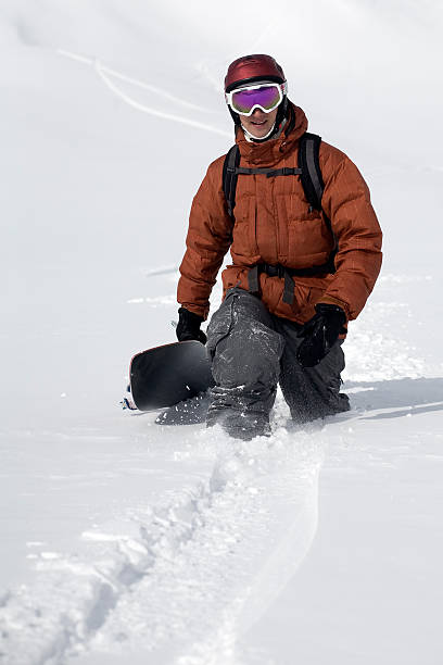 istock Portrait of a snowboarder 145922829