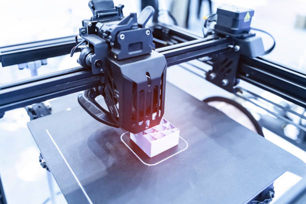 prototipos de impresión de impresoras 3d - printed media fotografías e imágenes de stock