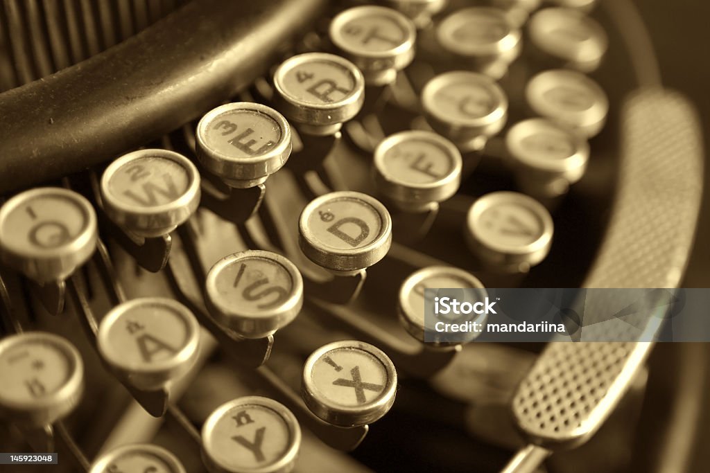Vieille machine à écrire - Photo de Affaires libre de droits