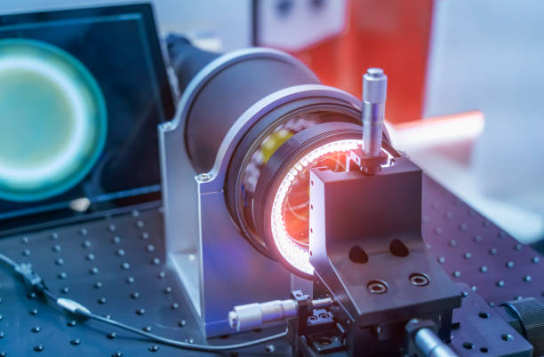 istock smart robot in manufacturing industry for industry 4.0 and technology concept. Robotic vision sensor camera system. 1459231561