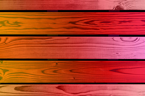 gradient background. horizontal wooden planks