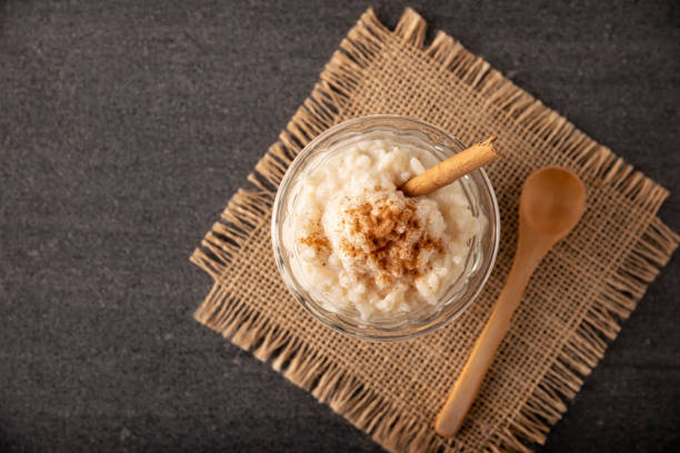 Arroz Doce Cremoso de Microondas com Leite Condensado - receita deliciosa profissional - passo 1