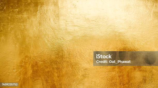Gold Shiny Wall Abstract Background Texture Beatiful Luxury And Elegant Stock Photo - Download Image Now