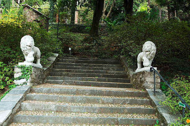 Scherrer Park, Ticino stock photo