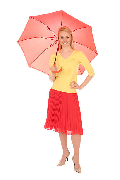 istock Woman holding an umbrella 145925029