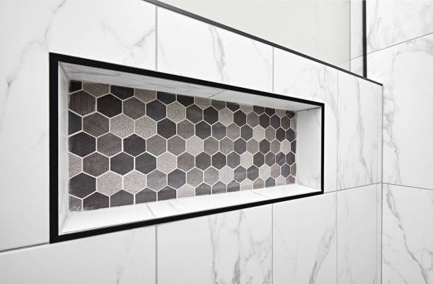 istock Shower shelf detail 1459253857