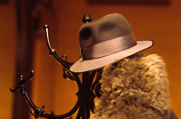 czapka z kapelusz-segment - coat hook zdjęcia i obrazy z banku zdjęć